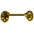 Whitecap Cabin Door Hook - Polished Brass - 3" S-1402BC